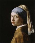 Jan Vermeer flicka med parlorbange Spain oil painting reproduction